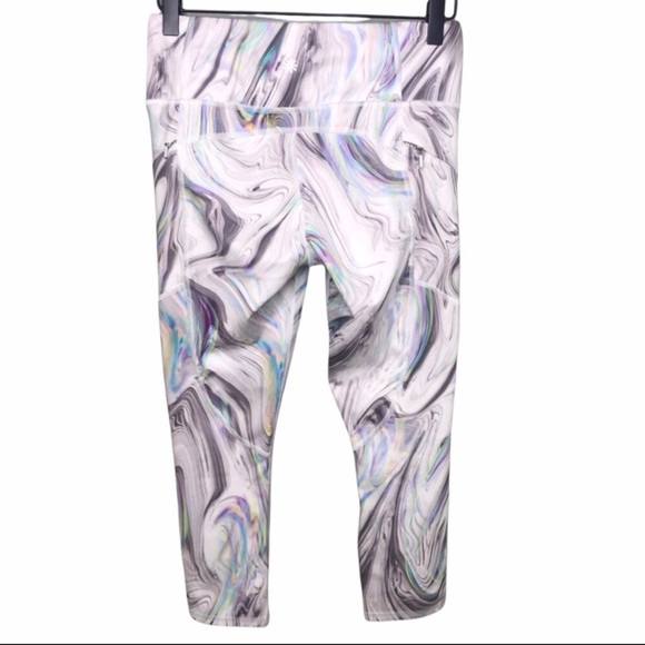 Athleta Contender Opal Capri Powerlift Leggings Size XS Pastel Pattern - Picture 5 of 12